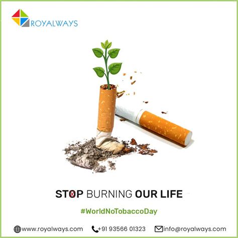 Say YES to Life, & NO to Tobacco. Make everyday a "No-Tobacco Day"! World Tobacco Day # ...