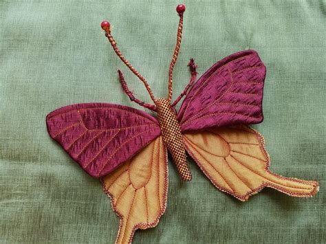 Making Textile Butterflies: Experiments, Challenges and Tutorials - ANY Texture - Textile Art by ...