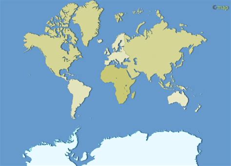 Blank Map Of World Continents