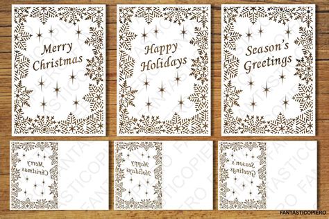 Merry Christmas, Greeting Card SVG files. By FantasticoPiero | TheHungryJPEG.com