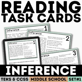 Inference Task Cards by Custom Classroom by Angela | TpT