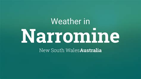 Weather for Narromine, New South Wales, Australia