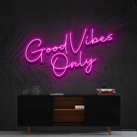 GOOD VIBES ONLY neon sign neon wall sign wall neon sign | Etsy