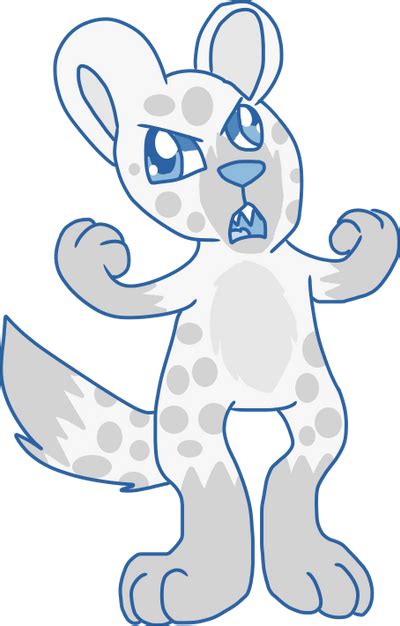 Plate The Albino Hyena by Rainbow-Floof on DeviantArt