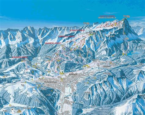 Garmisch - Partenkirchen - World ski resorts piste maps