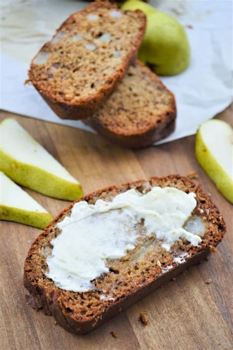 Fresh Pear Bread - Easy, homemade bread with fresh pears!