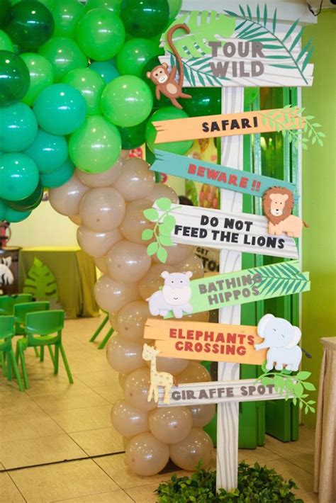 1st Birthday Jungle Theme Decorations - 1st Birthday Ideas