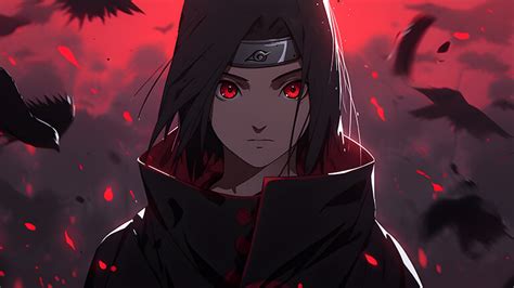 Itachi Uchiha Crows Naruto Desktop Wallpaper: Free Download