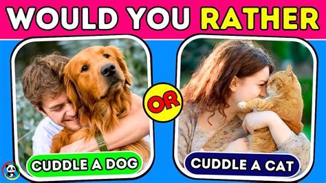 Would You Rather - Animal Edition 😺🐕‍🦺 | Pick One Kick One - YouTube