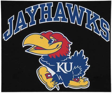 Unbranded Kansas Jayhawks 12 x 12 Arched Logo Decal | Kansas jayhawks ...