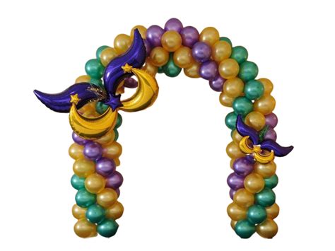 Custom Mardi Gras Balloons - Glow The Event Store