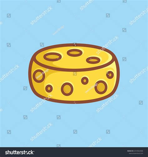 Big Cheese Cartoon Style Line Art Stock Vector (Royalty Free) 2010564908 | Shutterstock