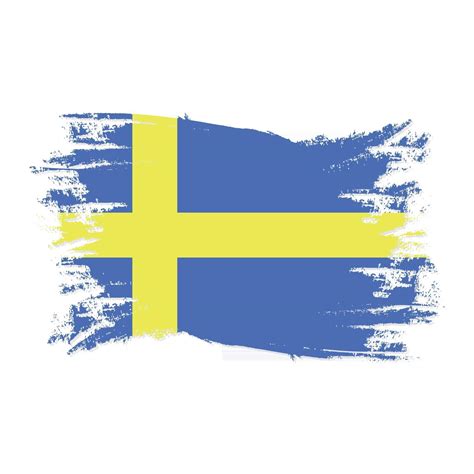 Sweden Flag With Watercolor Brush 2982664 Vector Art at Vecteezy