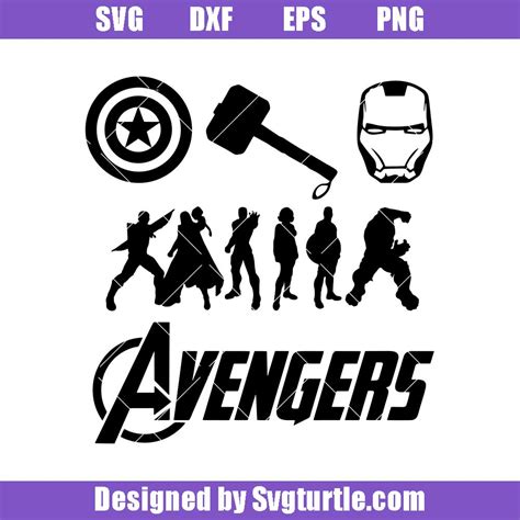 Avengers SVG - Svgturtle.com