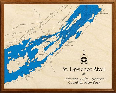 St Lawrence River Map