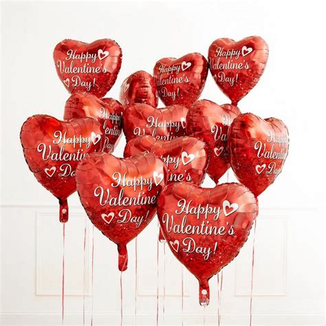 Red Valentine's Day Heart Foil Balloon, 17in | Party City