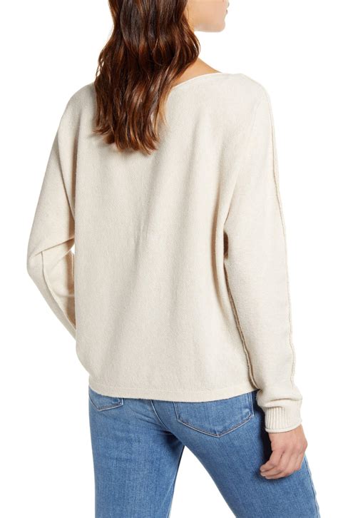 Caslon Caslon Dolman Sweater in Beige Oatmeal Light Heather (Natural) - Lyst