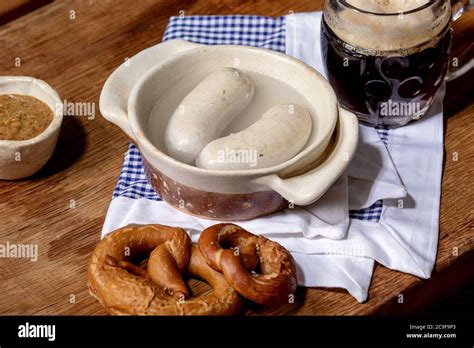 Bavarian traditional sausages Stock Photo - Alamy