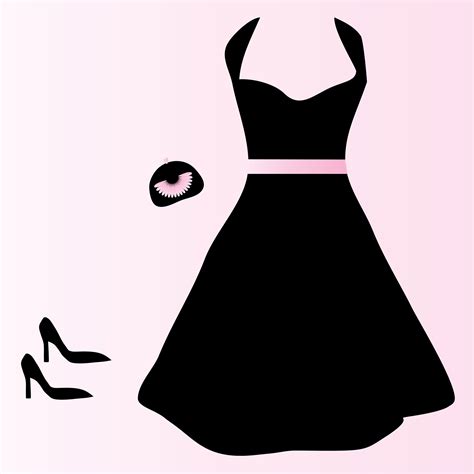 Black Dress Clip-art Free Stock Photo - Public Domain Pictures