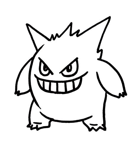 How to draw Gengar pokemon/Pokemon Drawing Series#6