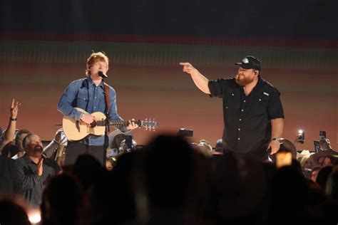 Luke Combs Joins Ed Sheeran For Surprise Duet - Country Now