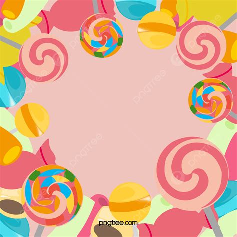 Fondo De Dulces De Dibujos Animados, Postre, Dulce, Pirulí Imagen de ...