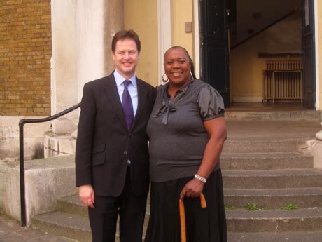 Nick Clegg visits Hackney to speak with ‘heroine’ Pauline Pearce – Hackney Citizen