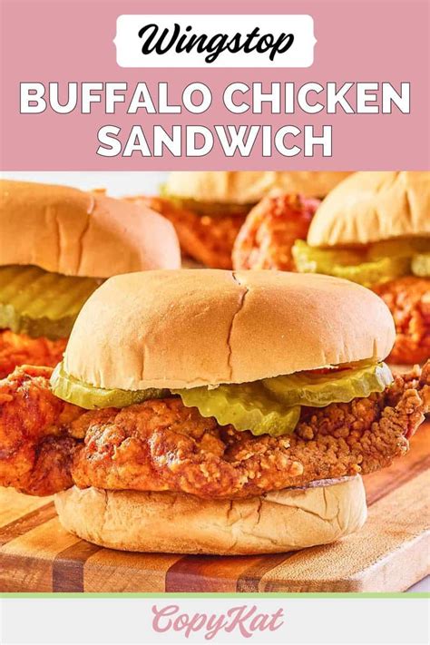 Wingstop Buffalo Chicken Sandwich - CopyKat Recipes