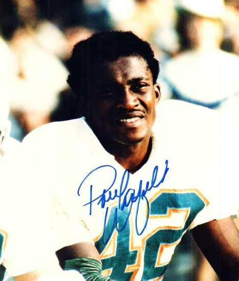 Autographed PAUL WARFIELD Miami Dolphins photo - Main Line Autographs