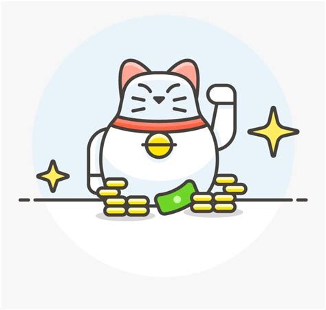 Lucky Cat Icon , Free Transparent Clipart - ClipartKey