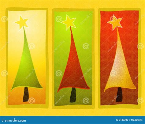 Rustic Christmas Tree Clip Art Stock Photo - Image: 3440300