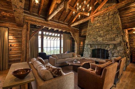 Mountain home surrounded by forest offers rustic living in Montana ...