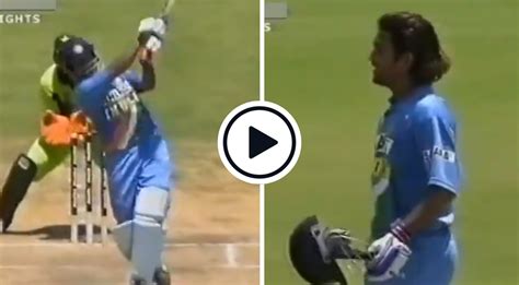 Watch: MS Dhoni Slams ‘Maiden International Century Of Unyielding ...