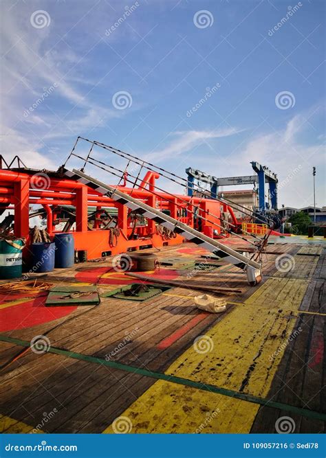 Aft Deck View during Evening Editorial Photo - Image of evening, view ...