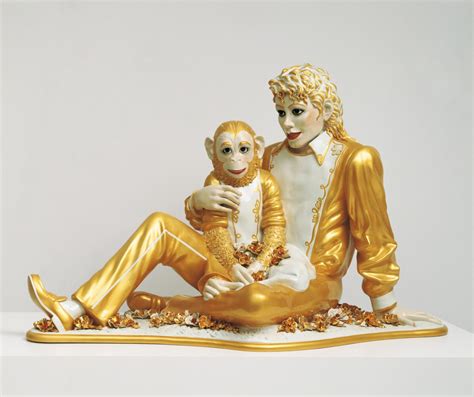 Jeff Koons controversial sculpture of Michael Jackson & bubbles