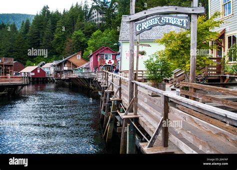 Creek Street North in Ketchikan Alaska Stock Photo - Alamy