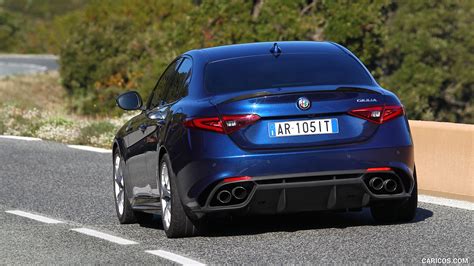 2017 Alfa Romeo Giulia Quadrifoglio (Blue) - Rear | HD Wallpaper #59