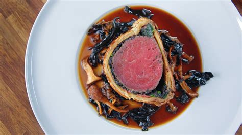 Beef Wellington with wild mushroom Madeira sauce recipe - BBC Food