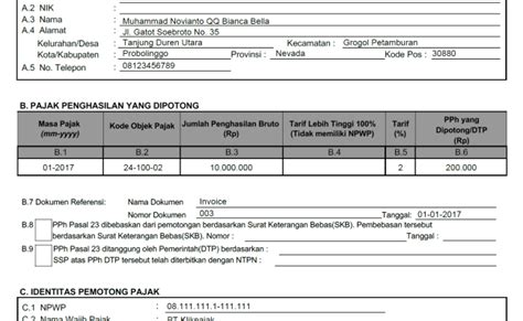 Cara Impor Data Bukti Potong Pph Pasal 23 Ke E Bupot Unifikasi Via Excel – Otosection