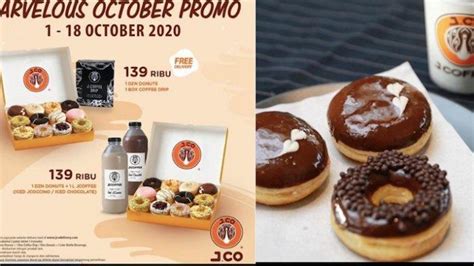 Promo JCO Bulan Oktober Mulai dari Paket Donat dan Minuman Sampai Paket JCoffee - Warta Kota