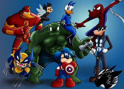 Disney Avengers Assemble by Nanaki-angel23 on DeviantArt