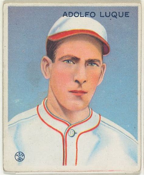 Goudey Gum Company | Adolfo Luque, New York Giants, from the Goudey Gum Company's Big League ...