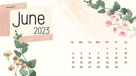 June 2023 Calendar Wallpapers HD Free Download