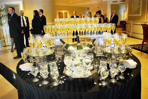 Another version of the Champagne Bar | Champagne bar, Table decorations ...