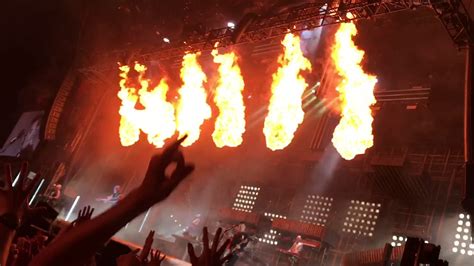 Rammstein Resurrection Fest 2017 live - Du Hast fireworks - YouTube