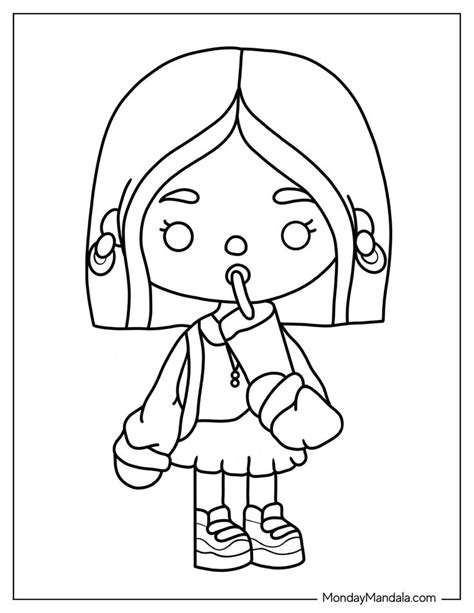 24 Toca Boca Coloring Pages (Free PDF Printables) | Cute coloring pages, Coloring pages, Stitch ...