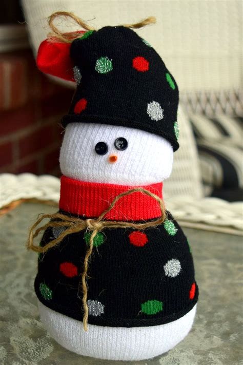 Sock Snowman Ready for Winter and NO RICE Used by PegasusCove | Sock snowman, Sock dolls, Sock ...