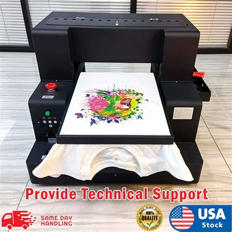 AOK Automatic A3 T-Shirt Printing Machine DTG DTF Printer with vacuum platform