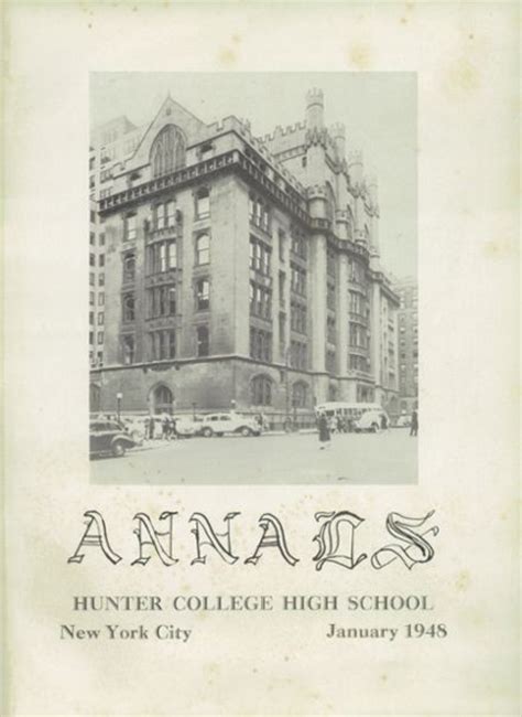 Explore 1948 Hunter College High School Yearbook, New York NY - Classmates