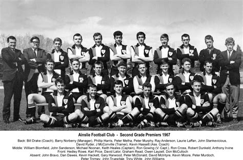 1967-Ainslie First Grade Team - Ainslie Football Club | Est. 1927